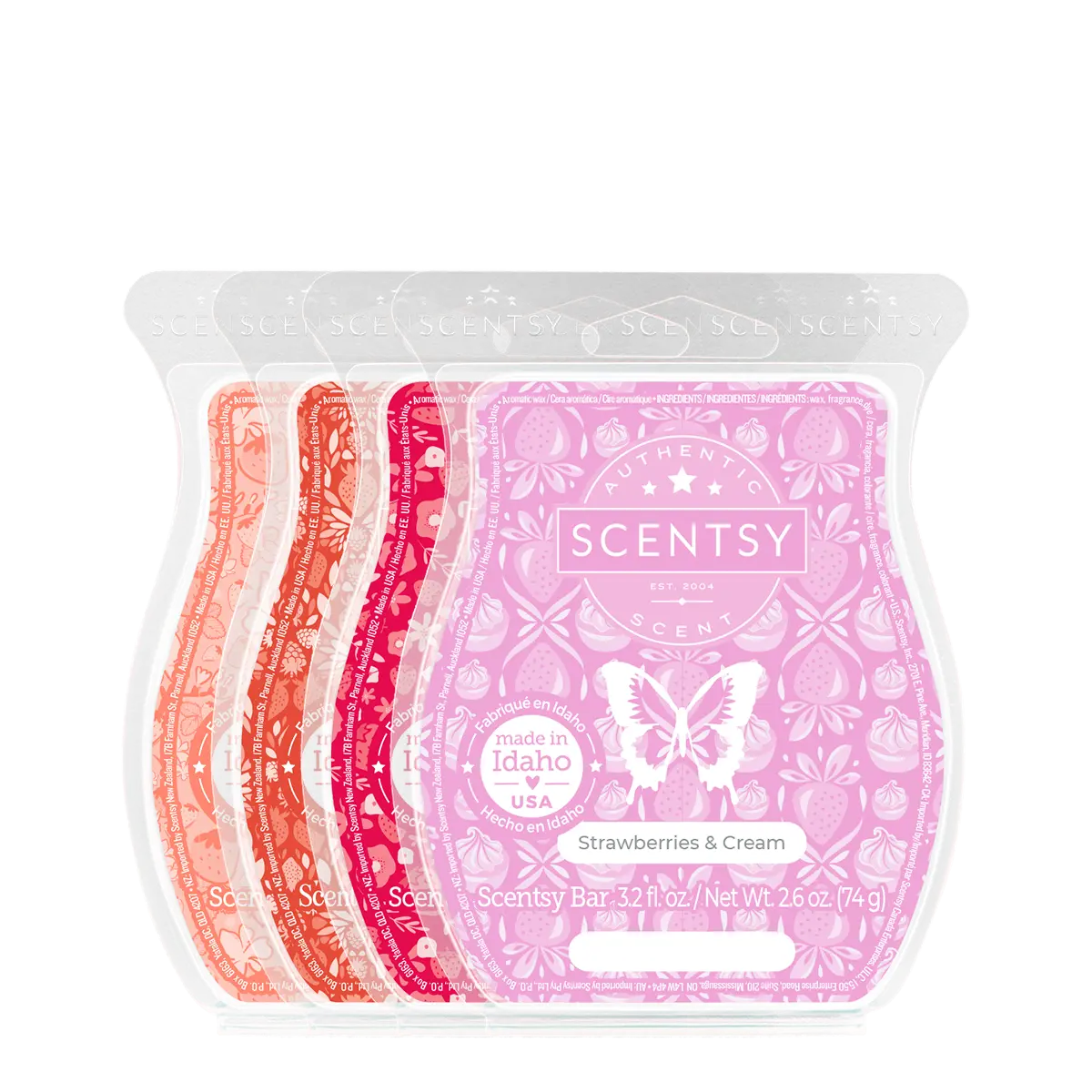 So Much Strawberry Scentsy Bar 4-pack