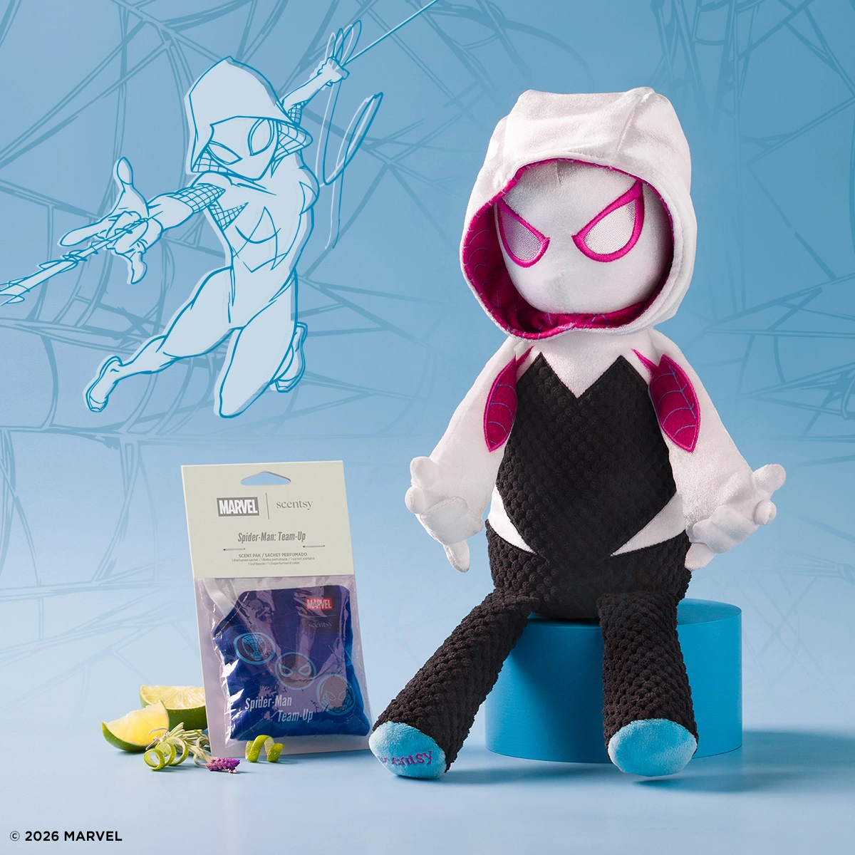 Ghost-Spider – Scentsy Buddy - Image 2