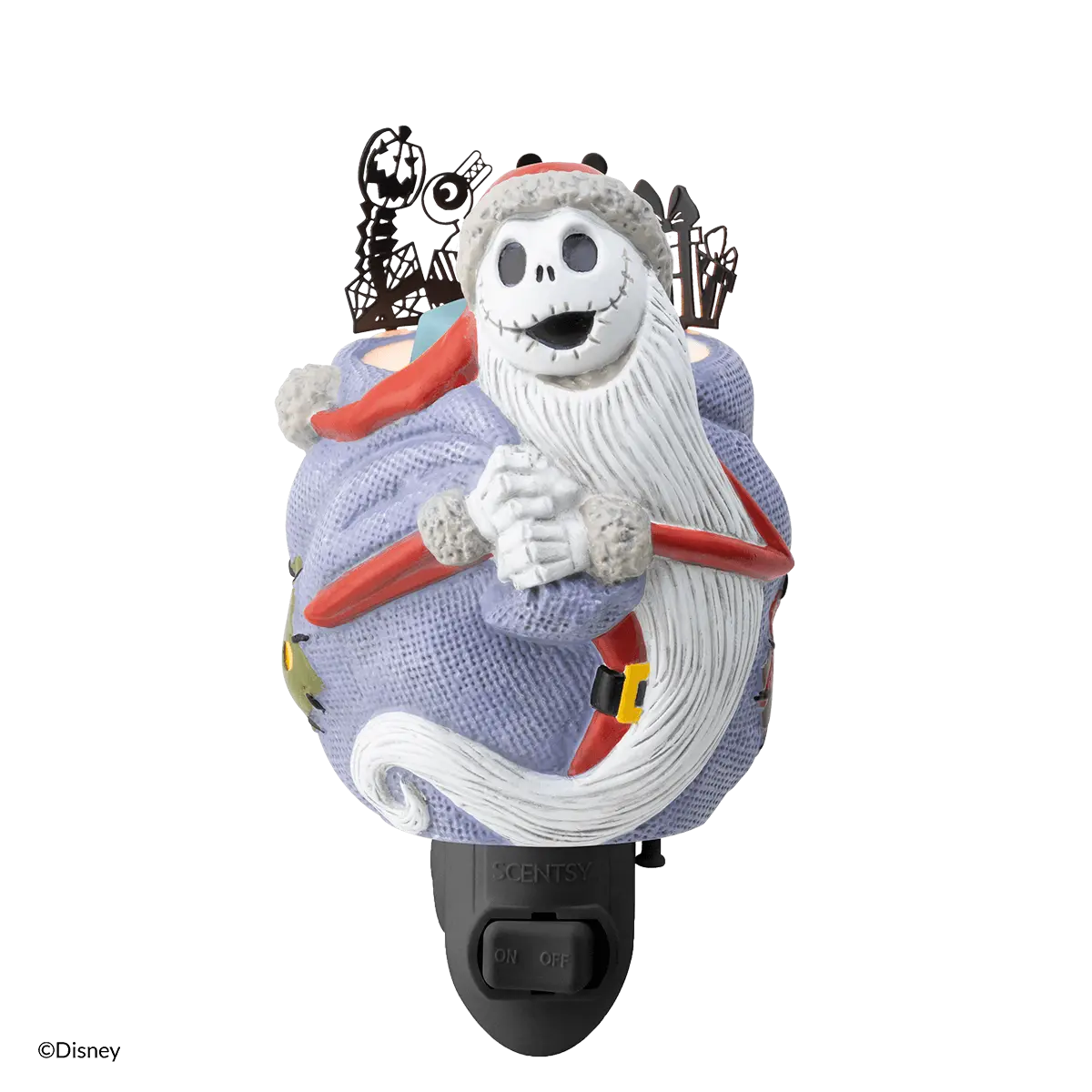 Santa Jack Skellington – Scentsy Mini Warmer - Image 3