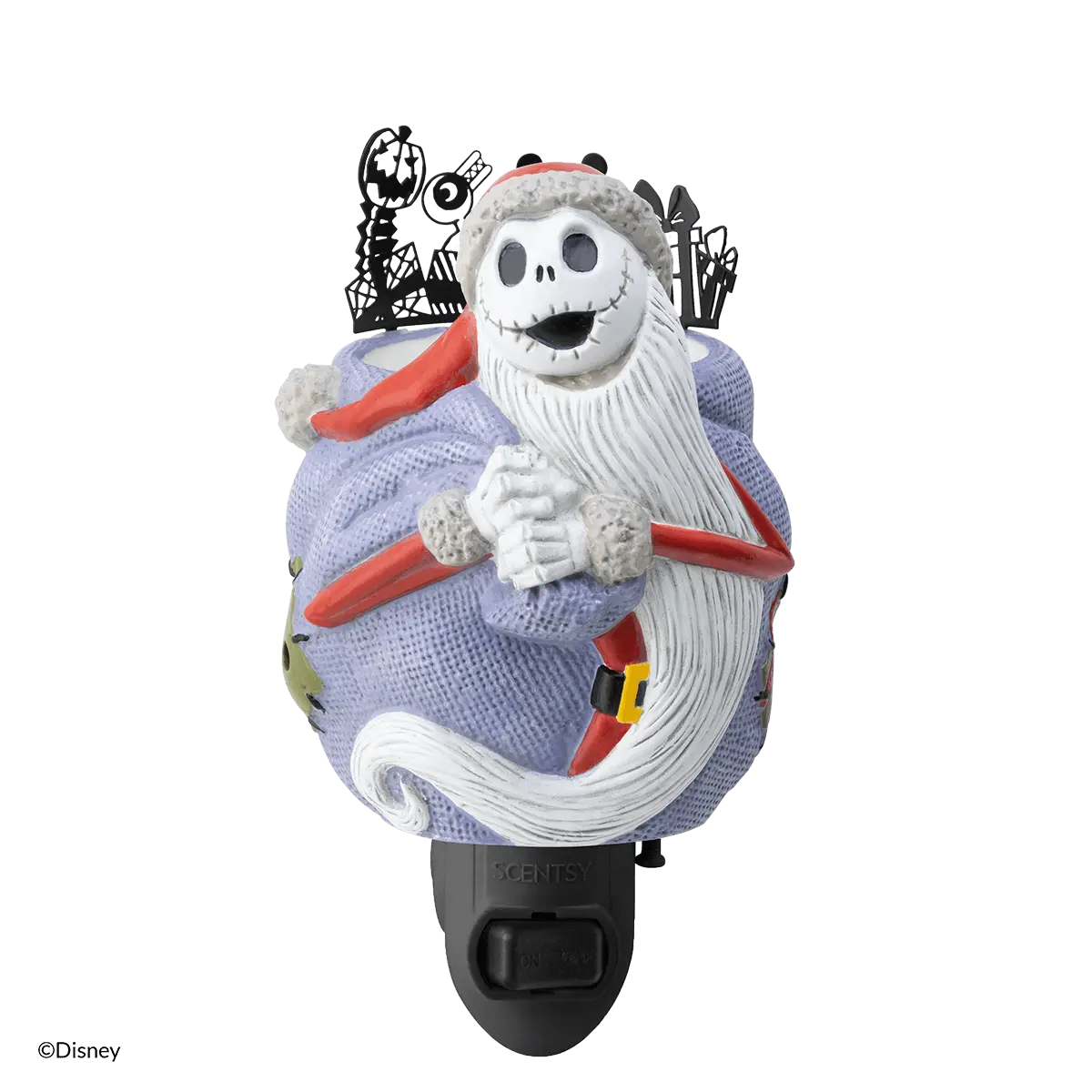 Santa Jack Skellington – Scentsy Mini Warmer - Image 2