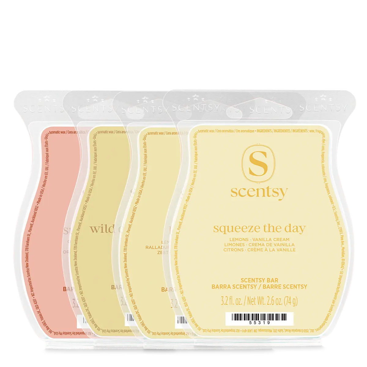 Lemonade Stand Scentsy 4-Bar Bundle