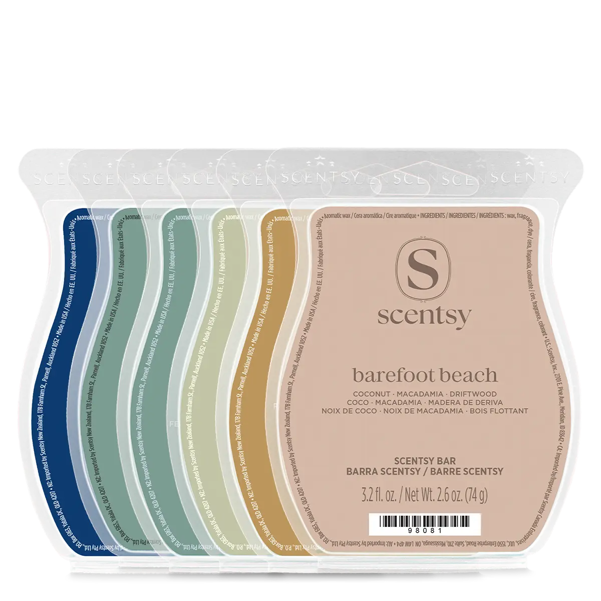 Sun, Sand & Scentsy 6-Bar Bundle