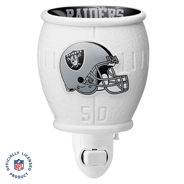 NFL Collection: Las Vegas Raiders – Scentsy Mini Warmer - Image 2