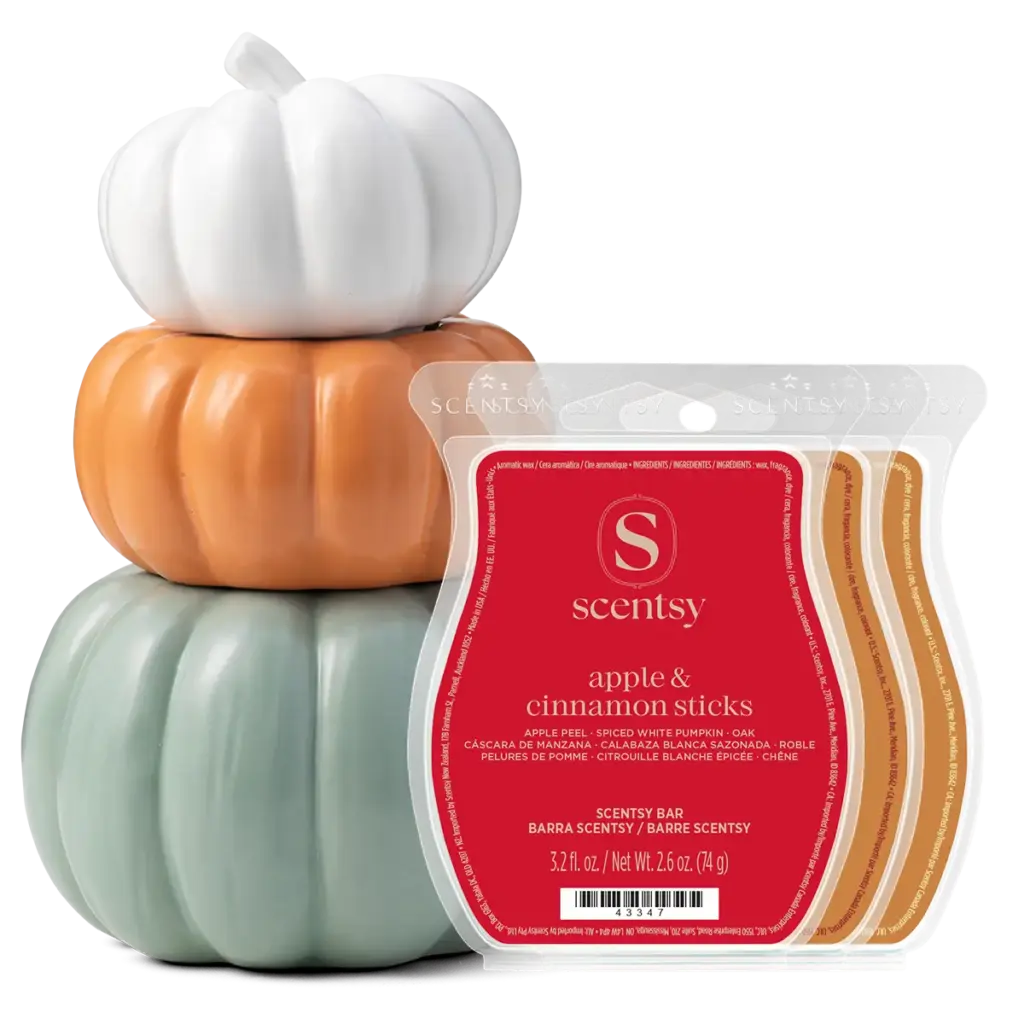 Color Me Pumpkin Warmer + 3 Scentsy Bars
