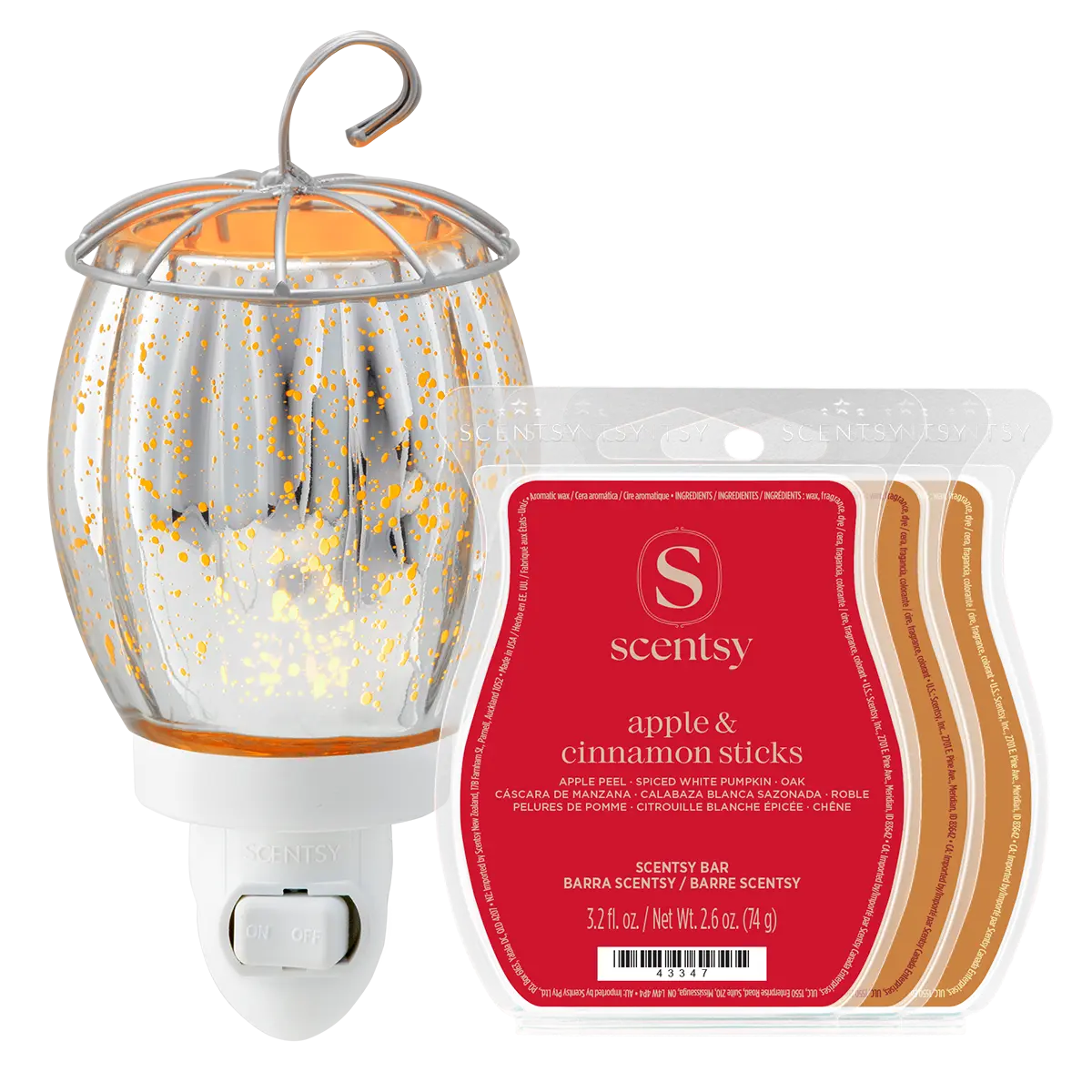 Fall Fairy Tale Pumpkin Mini Warmer + 3 Scentsy Bars