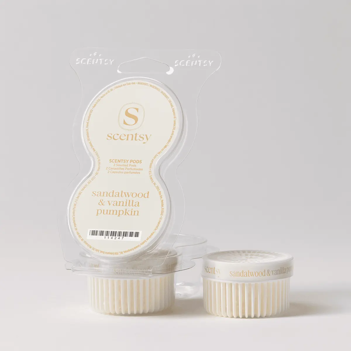 Sandalwood & Vanilla Pumpkin Scentsy Pod Twin Pack