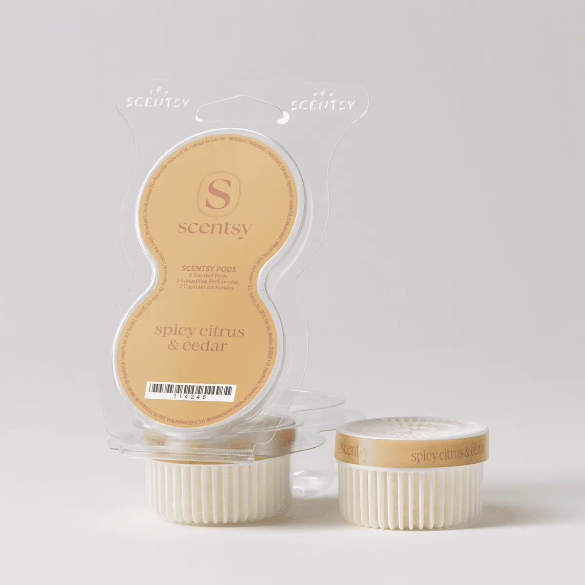 Spicy Citrus & Cedar Scentsy Pod Twin Pack