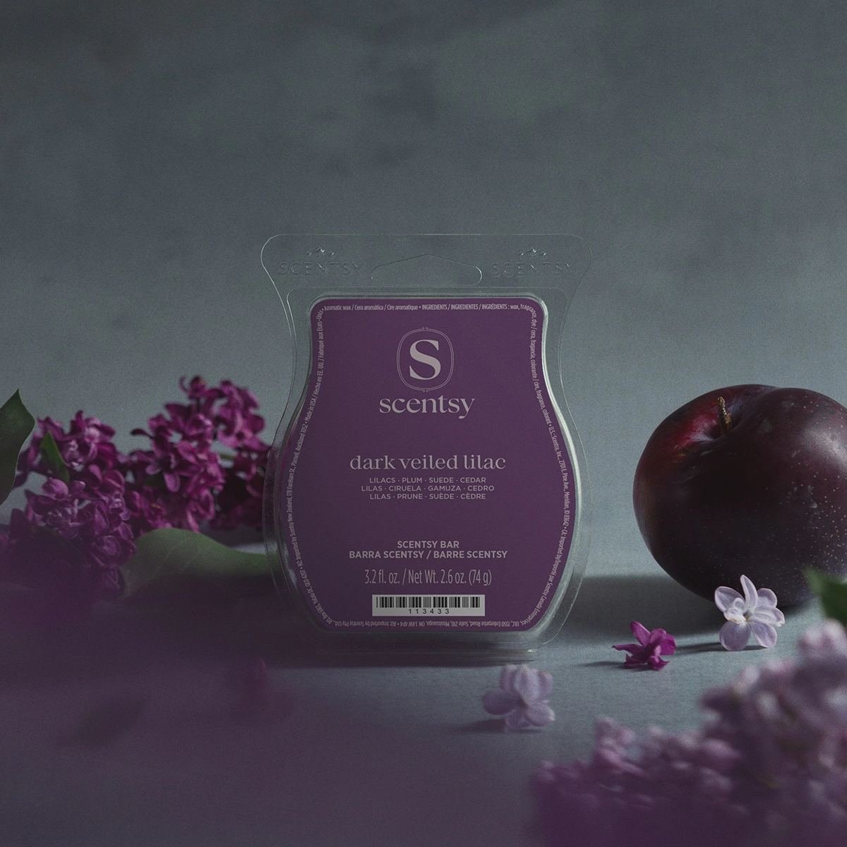 Dark Veiled Lilac Scentsy Bar - Image 2
