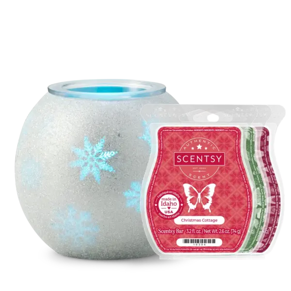 Blue Frost Warmer + 3 Scentsy Bars