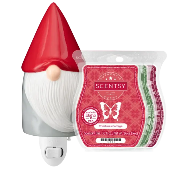 Gnome for the Holidays Mini Warmer + 3 Scentsy Bars