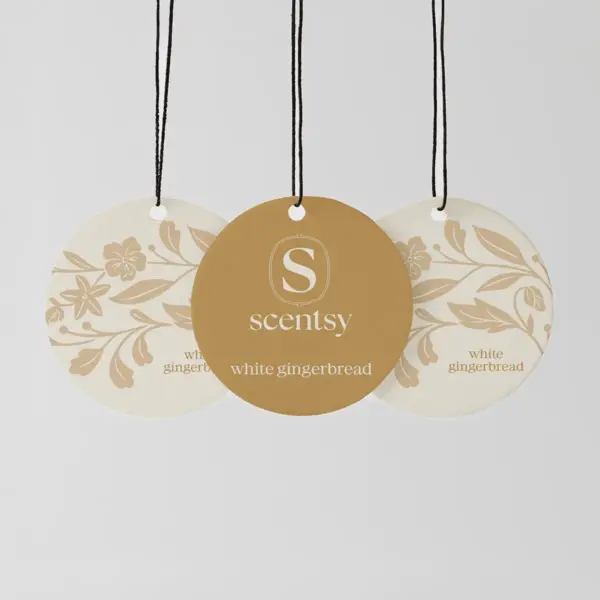 White Gingerbread Scent Circle 3-Pack